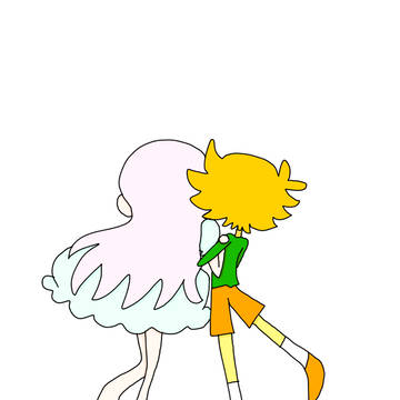 さくらちゃんとよつばくん