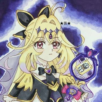 初描き★キュアアルカナ・シャドウ