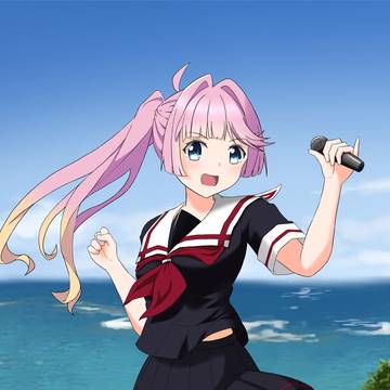 どこかの制服を着た姫芽