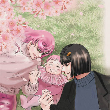 ファミリーでお花見