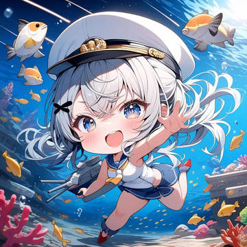 SD艦娘　潜水艦娘「伊201」
