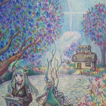 瓶中花园的朝暮