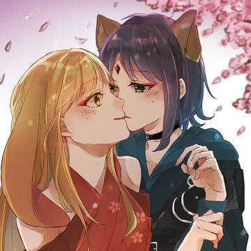 桜散る