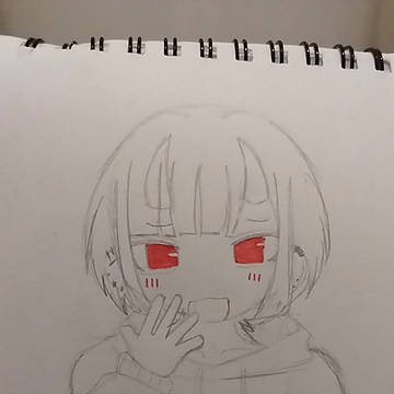 リオラさん描いた！