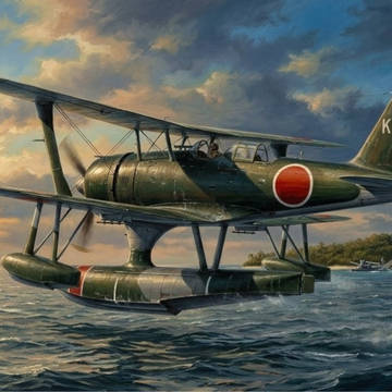 世界最強の複葉機 :  零式観測機 F1M2
