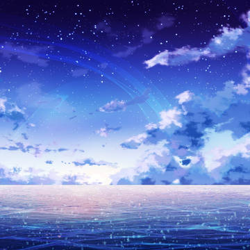 朝の海