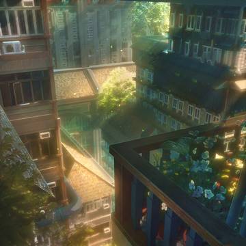 テラスからの景色