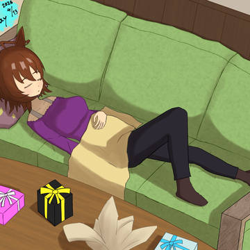 アグネスタキオン 誕生日イラスト