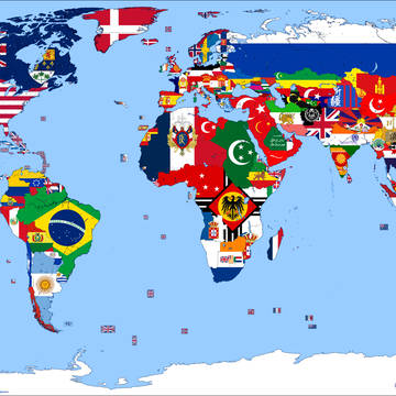 Outdated Kaiserreich world map