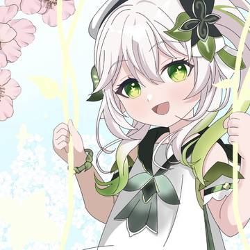 コラボ衣装のナヒーダ☕️🌱