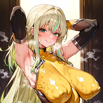 コンドーム×対魔忍風ボディースーツ