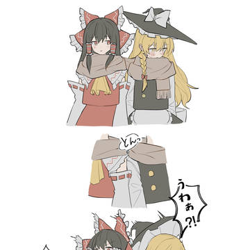 霊夢をド意識魔理沙