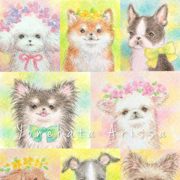 ミニ額作品、追加で描きました！