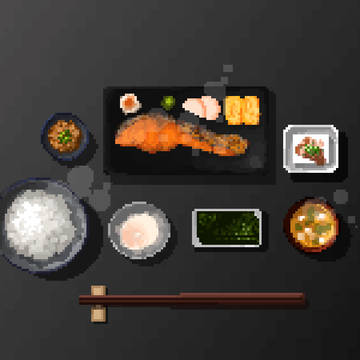 朝食