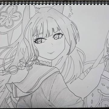 久々の落書きメモロビ模写ワカモ！
