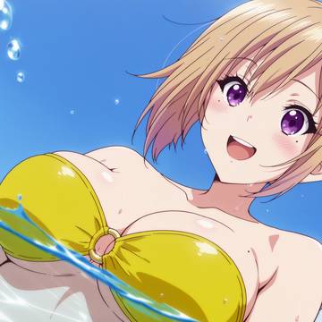 Mai at the pool!