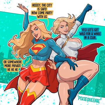 Supergirl x Power Girl Duo