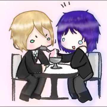 Me and Byakuya having a date!