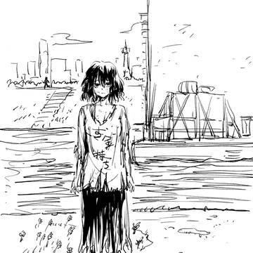 ホームレスの女の子
