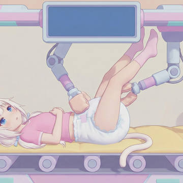 Vanilla inside diaper machine