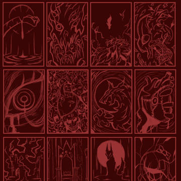 Tarot card set