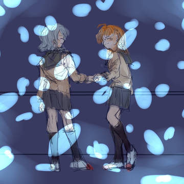 アクアリウムで……、