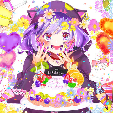 ご依頼のお誕生日イラスト