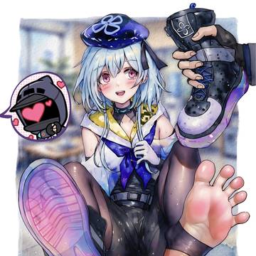 水月的透明鞋底!Transparent sole