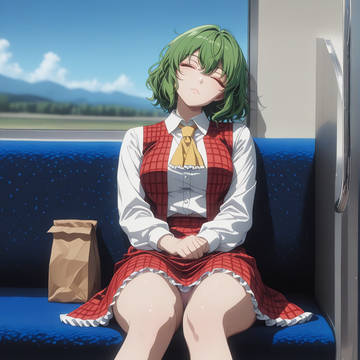 【東方下着】東方の車窓から　パンチラ編
