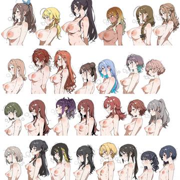 283プロ 乳比べ