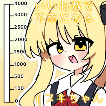 いいね数で不幸になったイブキちゃん