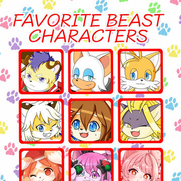 [関けも新刊]FAVORITE BEAST CHARACTERS