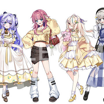 【仕事絵】Re:AcT様DMMスクラッチ「たんぽぽコーデ」