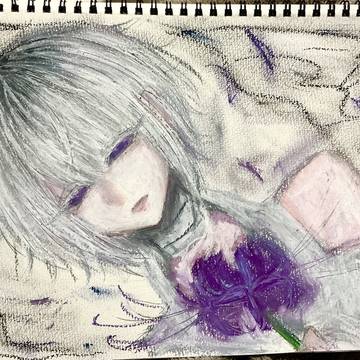 アナログ(オイルパステル)