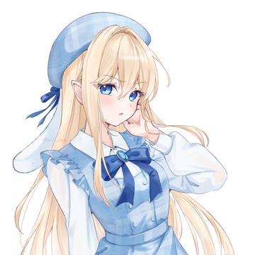 水色うさぎガール