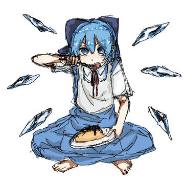 オムライスとチルノ