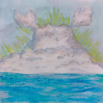 crab shaped cloud