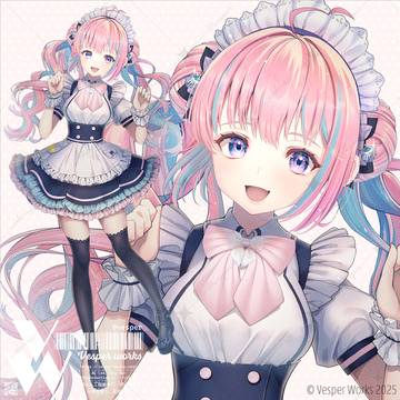 【仕事絵】IRIAMライバー結月まりんさん