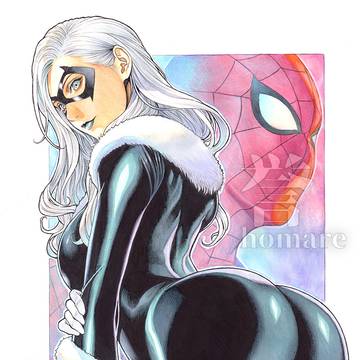 Black Cat and Spider-Man