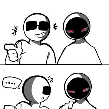 遇见切身的二人 be like