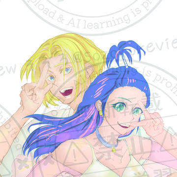 ほぼルクナツ・らくがき＆ラフor下描き（全修。二次まとめ