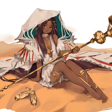 Demi in the desert