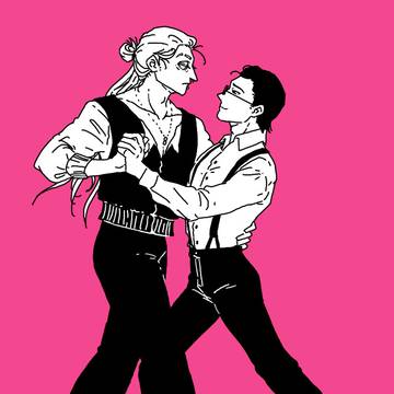 不穏な2人　キャラ絵集