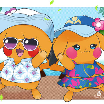 カゼピカくんとナミピカちゃん