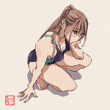 水泳部の気になる先輩の女の子　その29