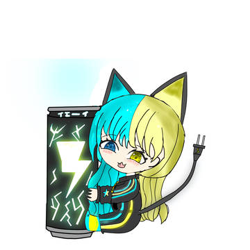 イェーイちゃん1号とヒャッハーちゃん2号