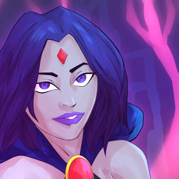 Raven Pinup - Patreon Preview