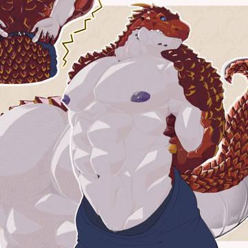 恐竜オスケモくん奮闘中