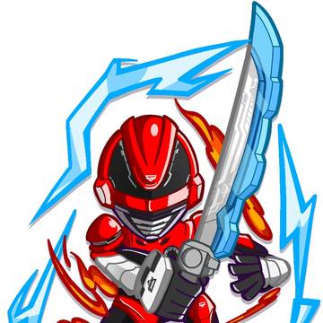 ぷよぷよ風絵 "ギャバン・インフィニティ"