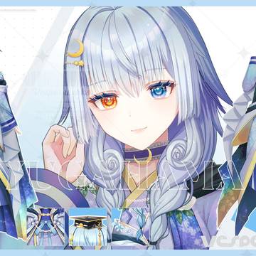 【仕事絵】夕ヶ浜レイウさん（Live2D制作）
